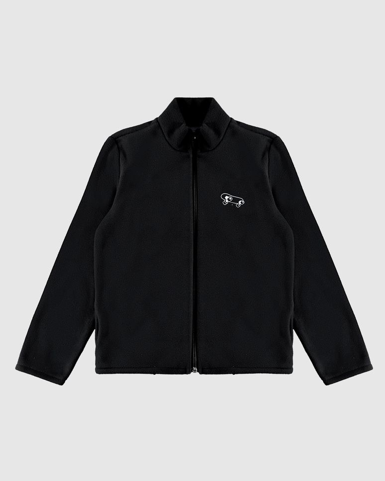 Jaqueta Infantil Menino Gola Alta Em Malha Térmica Malwee Kids