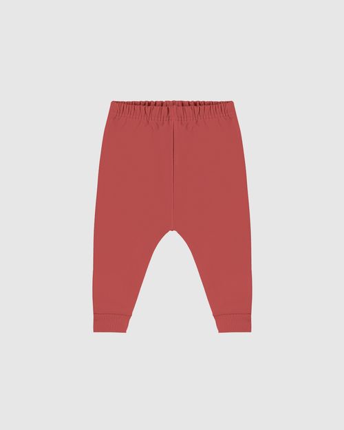 Calça Bebê Unissex Saruel Em Moletom Flanelado Malwee Kids