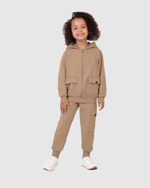 Jaqueta Infantil Menino Bolso Com Lapela Em Moletinho Malwee Kids