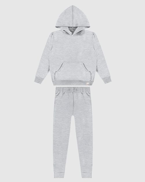 Conjunto Infantil Unissex Em Moletom Comfy Touch Flanelado Malwee Kids