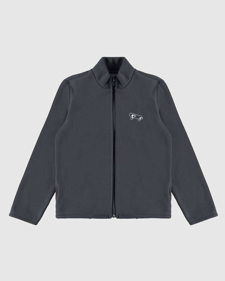 Jaqueta Infantil Menino Gola Alta Em Malha Térmica Malwee Kids