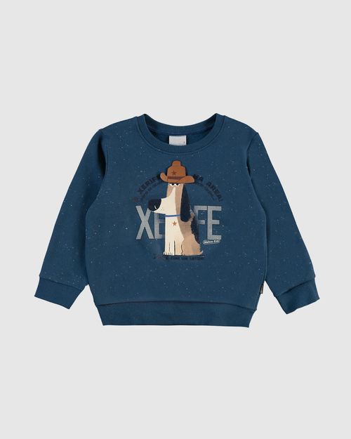 Blusão Infantil Menino Xerife Em Moletom Botonê Malwee Kids