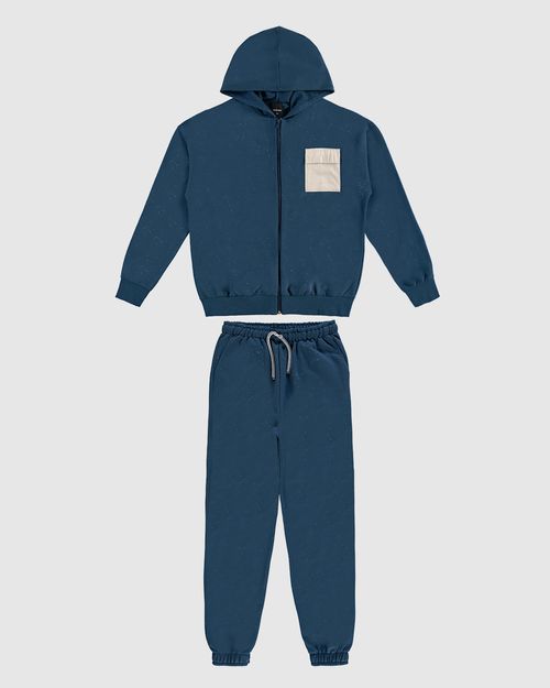 Conjunto Menino Jaqueta E Calça Em Moletom Botonê Malwee Kids