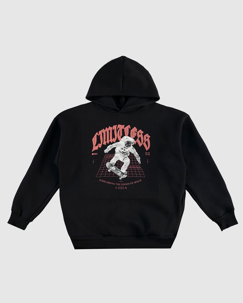 Blusão Menino Oversized Limitless Em Moletom Premium Malwee Kids