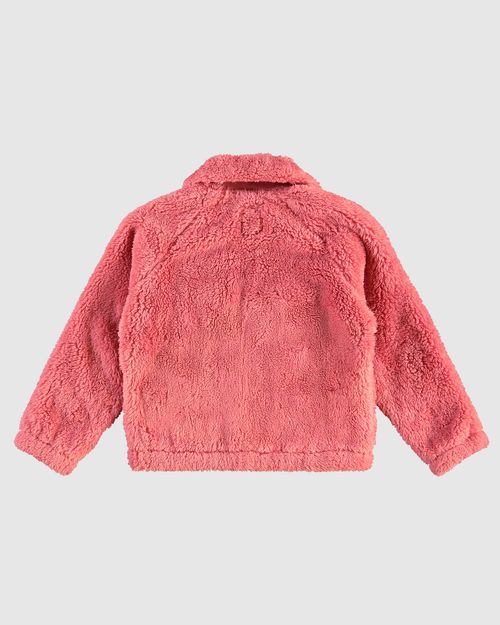 Jaqueta Infantil Menina Ampla Em Pelúcia Malwee Kids