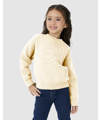 Blusão Infantil Menina Estampa Puff Em Moletom Comfy Flanelado Malwee Kids