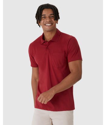 Camisa Polo Básica Masculina Gola Esporte Em Algodão
