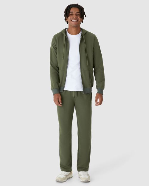 Calça Básica Masculina Em Moletom Sem Flanela