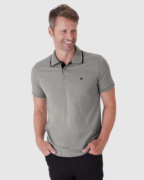 Camisa Polo Básica Masculina Em Algodão