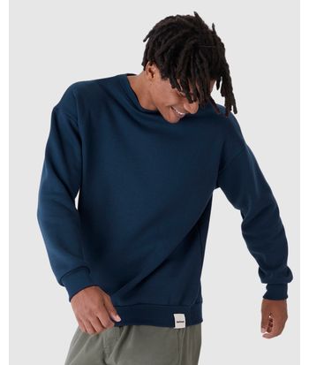 Blusão Masculino Relaxed Fit Manga Longa Em Moletom Comfy Touch Flanelado