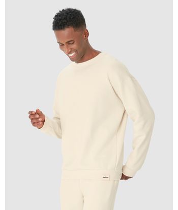 Blusão Masculino Relaxed Fit Manga Longa Em Moletom Comfy Touch Flanelado
