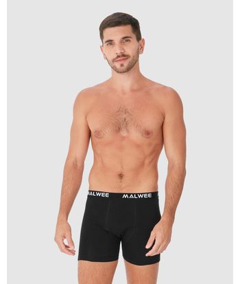 Kit Cueca Boxer Cós Elástico Em Algodão Com Elastano
