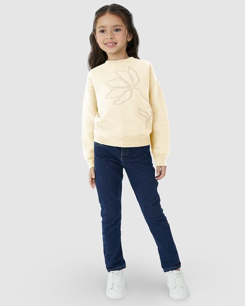 Blusão Infantil Menina Estampa Puff Em Moletom Comfy Flanelado Malwee Kids