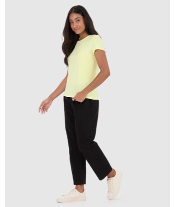 Blusa Básica Feminina Baby Look Em Algodão