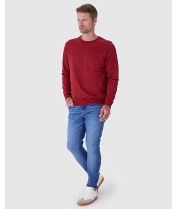 Blusão Masculino Nervura Frontal Em Moletom Flanelado