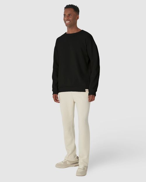 Blusão Masculino Relaxed Fit Manga Longa Em Moletom Comfy Touch Flanelado