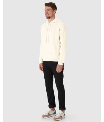 Blusão Masculino Com Capuz E Bolso Fecho Zíper Em Moletom Comfy Flanelado