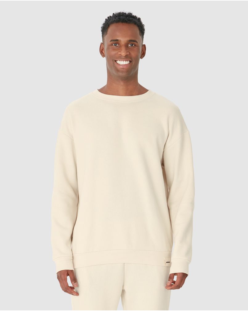 Blusão Masculino Relaxed Fit Manga Longa Em Moletom Comfy Touch