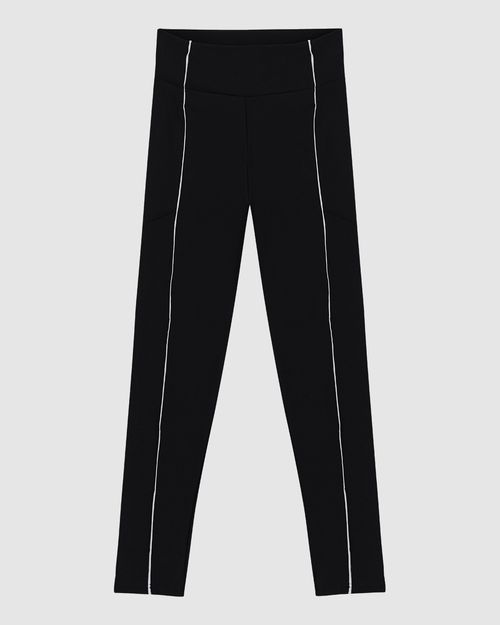 Calça Legging Feminina Filete Contraste Em Malha Dry E Proteção UV50+ - ENFIM