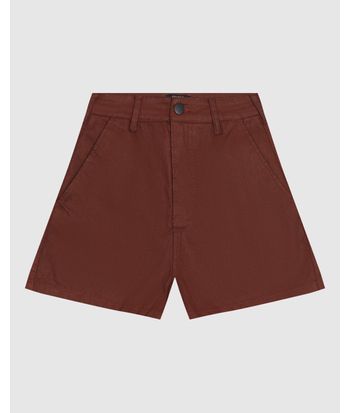 Shorts Feminino Boyfriend Em Jeans Resinado Com Elastano - ENFIM