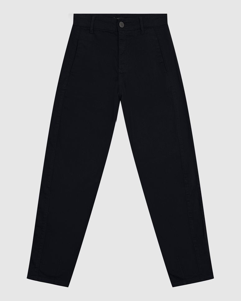 Calça Feminina Slouchy Em Sarja Com Elastano - ENFIM