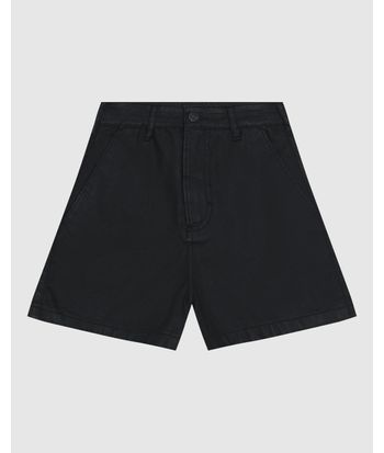 Shorts Feminino Boyfriend Em Jeans Resinado Com Elastano - ENFIM