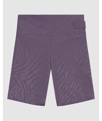 Shorts Justo Feminino Recorte No Cós Em Malha Dry E Proteção UV50+ - ENFIM