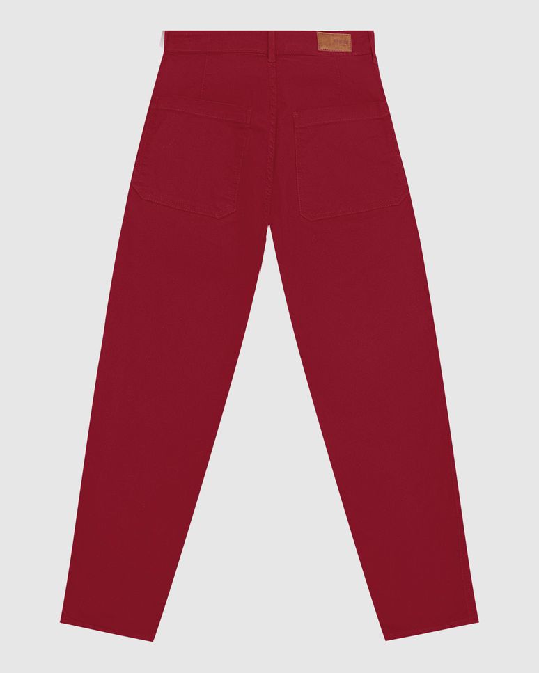 Calça Feminina Slouchy Em Sarja Com Elastano - ENFIM