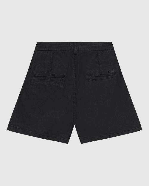 Shorts Feminino Boyfriend Em Jeans Resinado Com Elastano - ENFIM
