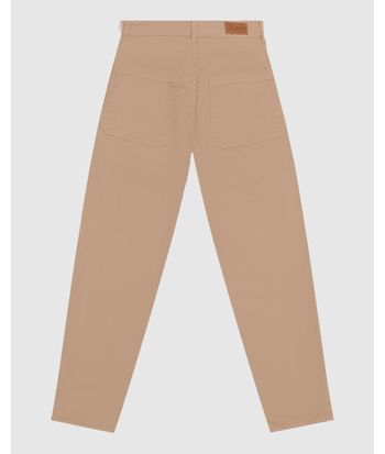 Calça Feminina Slouchy Em Sarja Com Elastano - ENFIM