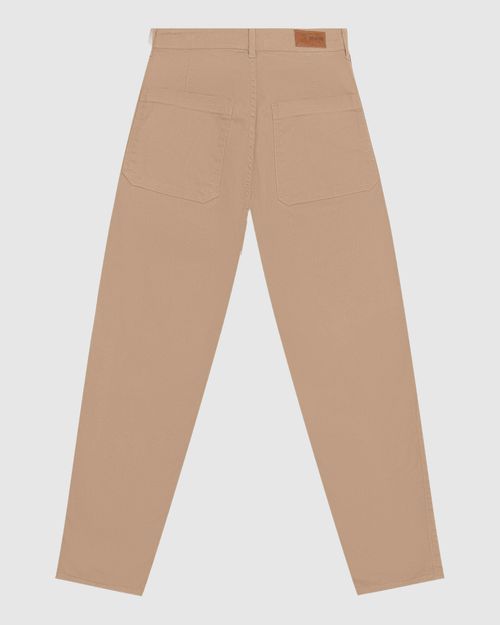 Calça Feminina Slouchy Em Sarja Com Elastano - ENFIM