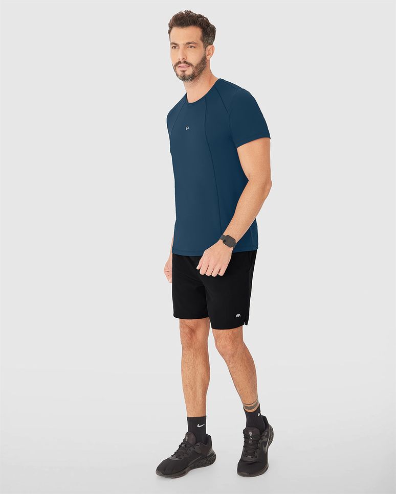 Shorts Masculino Abertura Lateral Em Tafetá - ENFIM