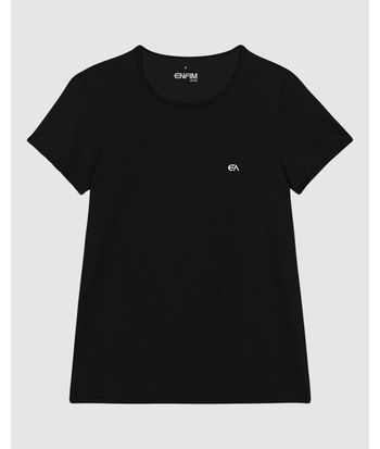 Blusa Básica Feminina Manga Curta Em Malha Dry - ENFIM