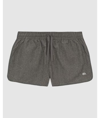 Shorts Feminino Barra Arredondada Em Tafetá - ENFIM
