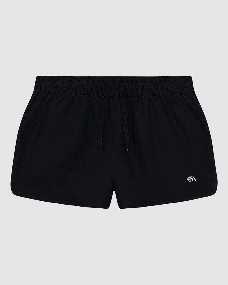 Shorts Feminino Barra Arredondada Em Tafetá - ENFIM