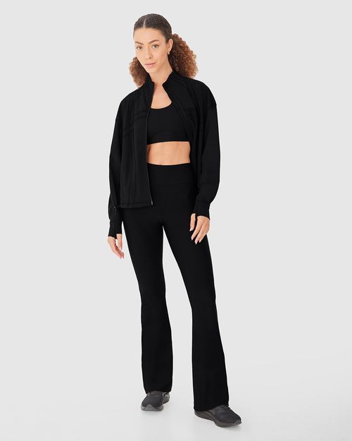 Calça Flare Feminina Em Malha Dry E Proteção UV50+ - ENFIM