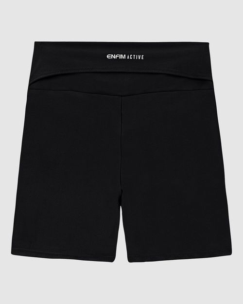 Shorts Justo Feminino Bolso Costas Em Malha Dry - ENFIM