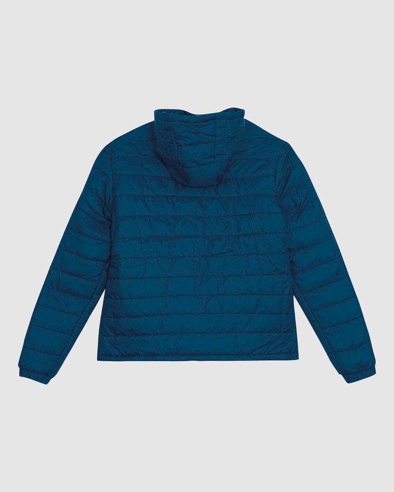 Jaqueta Puffer Masculina Com Capuz Em Tafetá - ENFIM