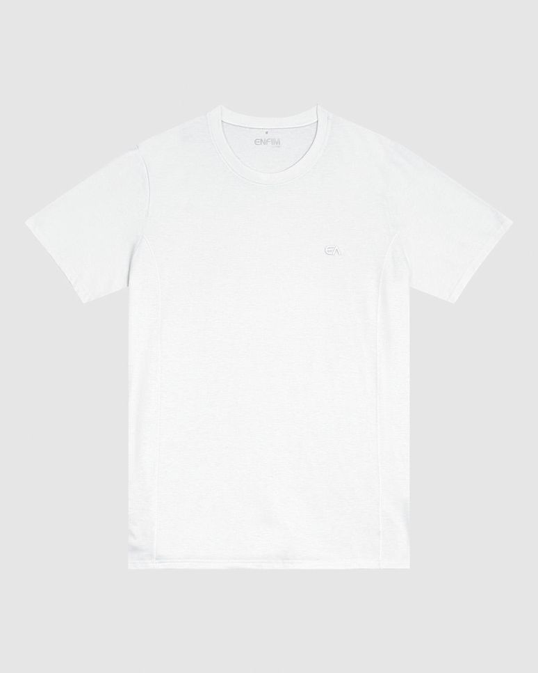 Camiseta Masculina Regular Em Malha Anti Odor - ENFIM