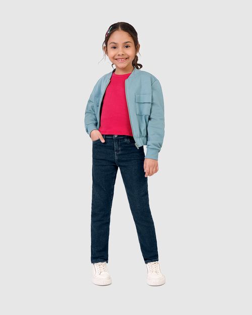 Calça Infantil Menina Skinny Em Jeans Moletom Malwee Kids