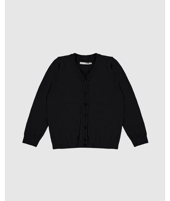 Cardigan Infantil Unissex Decote V Em Tricô Malwee Kids