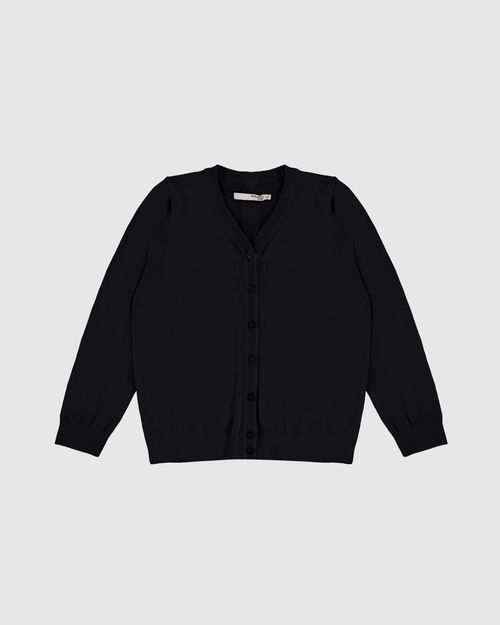 Cardigan Infantil Unissex Decote V Em Tricô Malwee Kids