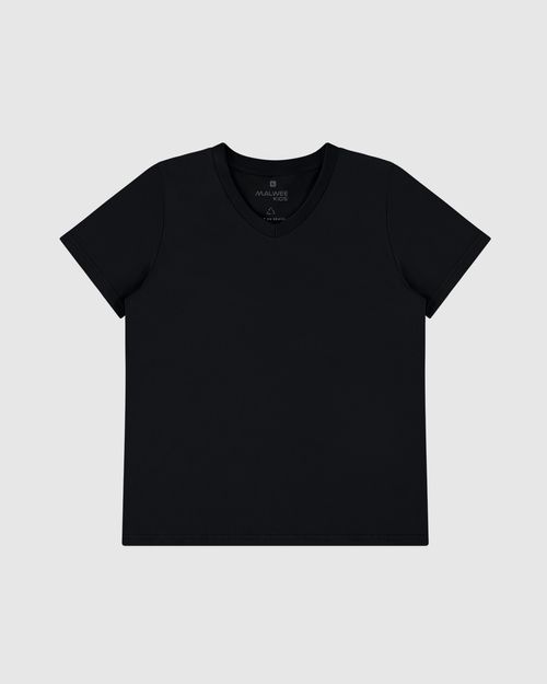 Camiseta Infantil Menino Decote V Em Algodão Malwee Kids