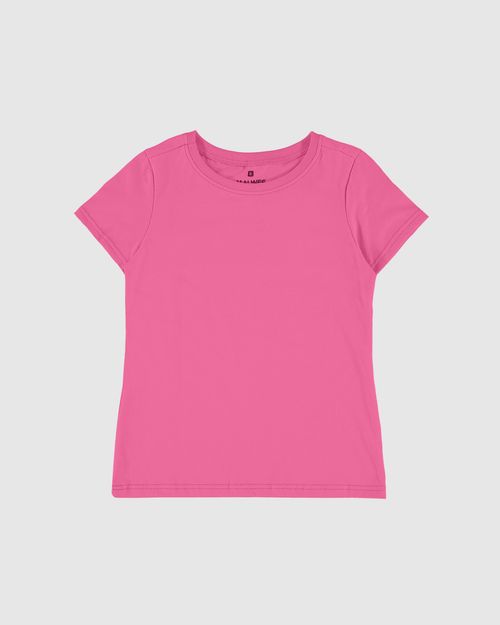 Blusa Infantil Menina Decote Redondo Em Algodão Malwee Kids