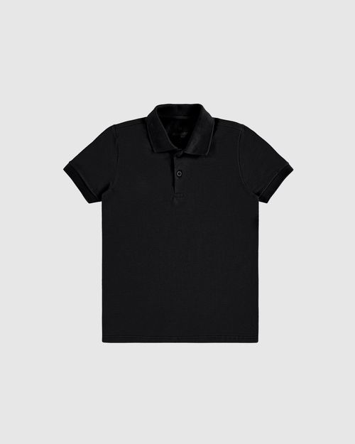 Camisa Polo Infantil Menino Gola Esporte Em Piquet Stretch Malwee Kids