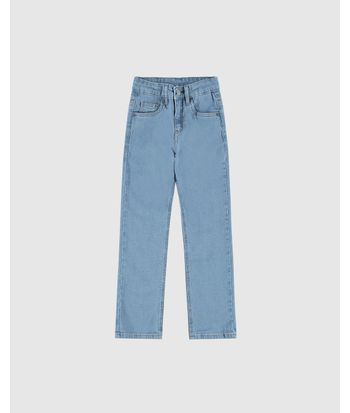 Calça Infantil Menino Slim Cós Ajustável Em Jeans Moletom Malwee Kids
