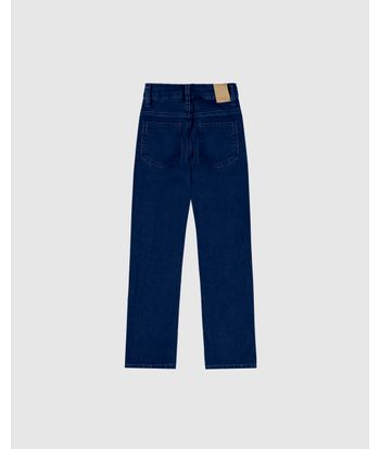 Calça Infantil Menino Slim Cós Ajustável Em Jeans Moletom Malwee Kids
