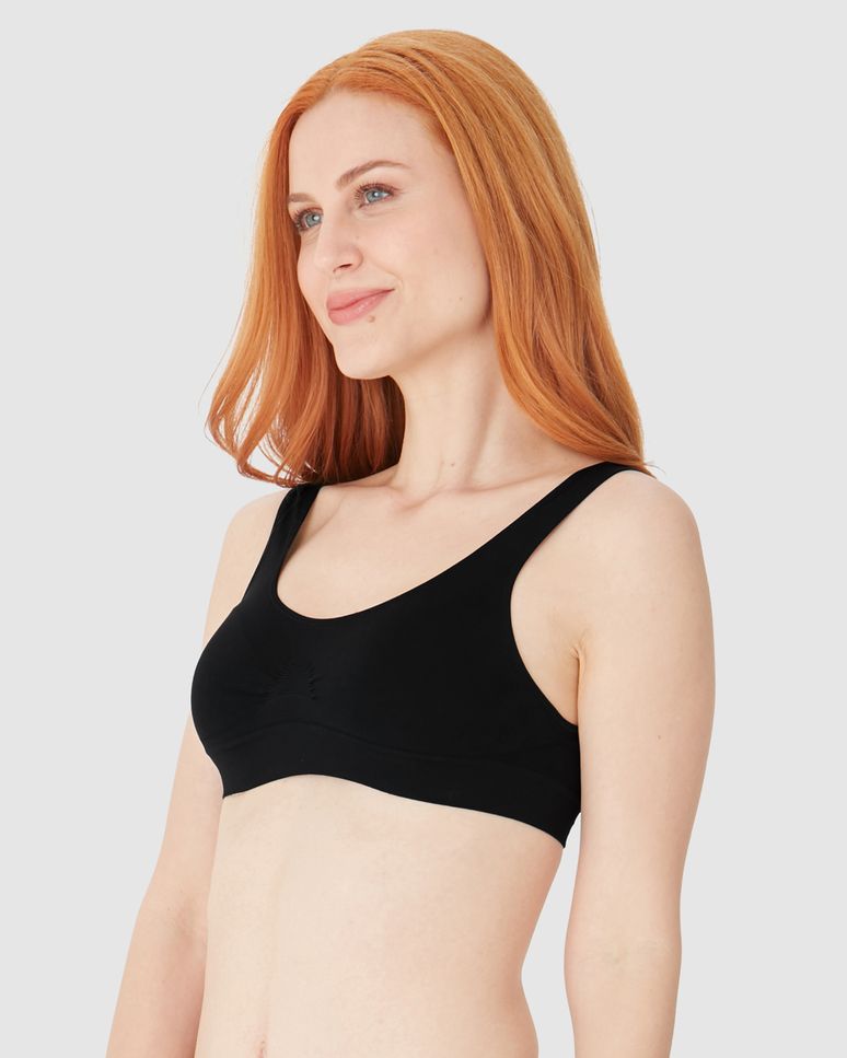 Top Feminino Alça Média Em Poliamida