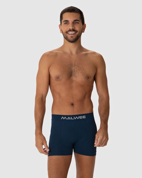 Cueca Masculina Boxer Cós Elástico Em Poliamida
