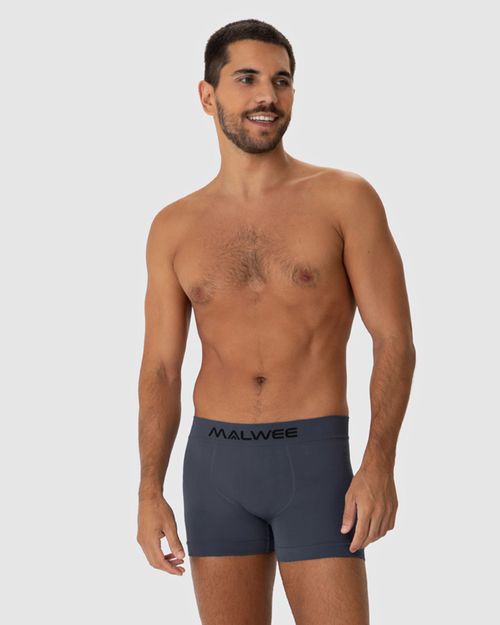 Cueca Masculina Boxer Cós Elástico Em Poliamida